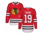 Youth Adidas Chicago Blackhawks #19 Jonathan Toews Authentic Red Home NHL Jersey