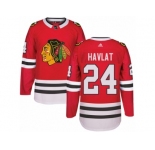 Youth Adidas Chicago Blackhawks #24 Martin Havlat Premier Red Home NHL Jersey