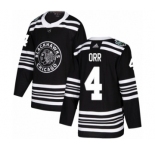 Youth Adidas Chicago Blackhawks #4 Bobby Orr Authentic Black 2019 Winter Classic NHL Jersey