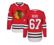 Youth Adidas Chicago Blackhawks #67 Tanner Kero Premier Red Home NHL Jersey