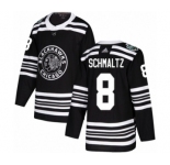 Youth Adidas Chicago Blackhawks #8 Nick Schmaltz Authentic Black 2019 Winter Classic NHL Jersey