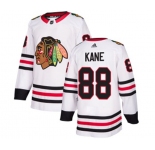 Youth Adidas Chicago Blackhawks #88 Patrick Kane Authentic White Away NHL Jersey