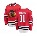 Youth Chicago Blackhawks #11 Cody Franson Fanatics Branded Red Home Breakaway NHL Jersey