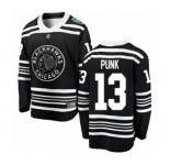 Youth Chicago Blackhawks #13 CM Punk Black 2019 Winter Classic Fanatics Branded Breakaway NHL Jersey