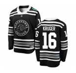 Youth Chicago Blackhawks #16 Marcus Kruger Black 2019 Winter Classic Fanatics Branded Breakaway NHL Jersey