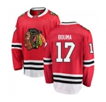 Youth Chicago Blackhawks #17 Lance Bouma Fanatics Branded Red Home Breakaway NHL Jersey