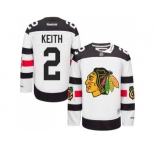 Youth Chicago Blackhawks #2 Duncan Keith White 2016 Stadium Series Stitched NHL Jersey