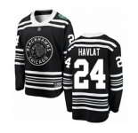 Youth Chicago Blackhawks #24 Martin Havlat Black 2019 Winter Classic Fanatics Branded Breakaway NHL Jersey