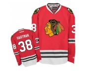 Youth Chicago Blackhawks #38 Ryan Hartman Red Home Stitched NHL Jersey