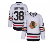 Youth Chicago Blackhawks #38 Ryan Hartman White 2017 Winter Classic Stitched NHL Jersey