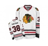 Youth Chicago Blackhawks #38 Ryan Hartman White Road Stitched NHL Jersey