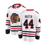Youth Chicago Blackhawks #44 Jan Rutta Fanatics Branded White Away Breakaway NHL Jersey