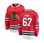 Youth Chicago Blackhawks #67 Tanner Kero Fanatics Branded Red Home Breakaway NHL Jersey