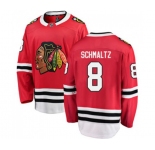 Youth Chicago Blackhawks #8 Nick Schmaltz Fanatics Branded Red Home Breakaway NHL Jersey