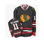 Youth Reebok Chicago Blackhawks #11 Andrew Desjardins Premier Black Third NHL Jersey