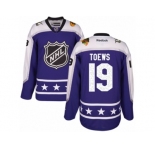 Youth Reebok Chicago Blackhawks #19 Jonathan Toews Authentic Purple Central Division 2017 All-Star NHL Jersey