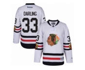 Youth Reebok Chicago Blackhawks #33 Scott Darling Authentic White 2017 Winter Classic NHL Jersey