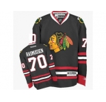 Youth Reebok Chicago Blackhawks #70 Dennis Rasmussen Premier Black Third NHL Jersey