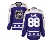 Youth Reebok Chicago Blackhawks #88 Patrick Kane Authentic Purple Central Division 2017 All-Star NHL Jersey