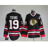 youth nhl chicago blackhawks #19 toews black