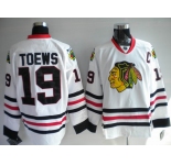 youth nhl chicago blackhawks #19 toews white