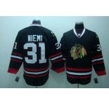 youth nhl chicago blackhawks #31 niemi black