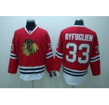 youth nhl chicago blackhawks #33 byfuglien red