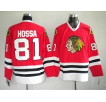 youth nhl  chicago blackhawks #81 hossa red