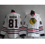 youth nhl chicago blackhawks #81 hossa white
