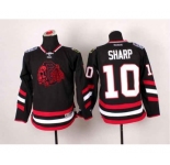youth nhl jerseys chicago blackhawks #10 sharp black[2014 new stadium][the skeleton head]