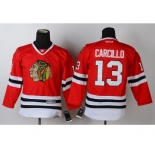 youth nhl jerseys chicago blackhawks #13 carcillo red
