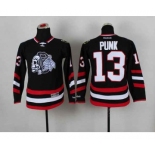 youth nhl jerseys chicago blackhawks #13 punk black-1[2014 Stadium Series][the skeleton head][punk]