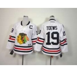 youth nhl jerseys chicago blackhawks #19 toews white[2015 winter classic]