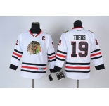 youth nhl jerseys chicago blackhawks #19 toews white