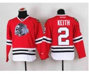 youth nhl jerseys chicago blackhawks #2 keith red-1[the skeleton head]