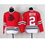 youth nhl jerseys chicago blackhawks #2 keith red[the skeleton head]