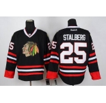 youth nhl jerseys chicago blackhawks #25 stalberg black