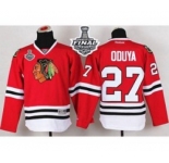 youth nhl jerseys chicago blackhawks #27 oduya red[2015 stanley cup][oduya]