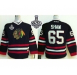 youth nhl jerseys chicago blackhawks #65 shaw black[2015 stanley cup]