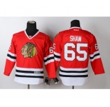 youth nhl jerseys chicago blackhawks #65 shaw red