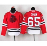 youth nhl jerseys chicago blackhawks #65 shaw red[the skeleton head]
