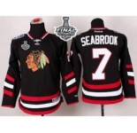 youth nhl jerseys chicago blackhawks #7 seabrook black 2014 Stadium Series[2014 new stadium]