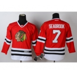 youth nhl jerseys chicago blackhawks #7 seabrook red