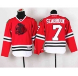 youth nhl jerseys chicago blackhawks #7 seabrook red[the skeleton head]