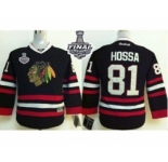 youth nhl jerseys chicago blackhawks #81 hossa black[2015 stanley cup]