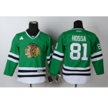 youth nhl jerseys chicago blackhawks #81 hossa green
