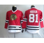 youth nhl jerseys chicago blackhawks #81 hossa red