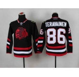 youth nhl jerseys chicago blackhawks #86 teravainen black[2014 Stadium Series][the skeleton head]