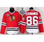 youth nhl jerseys chicago blackhawks #86 teravainen red[2015 stanley cup]