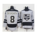 Los Angeles Kings #8 Drew Doughty Gray Alternate Stitched NHL Jersey